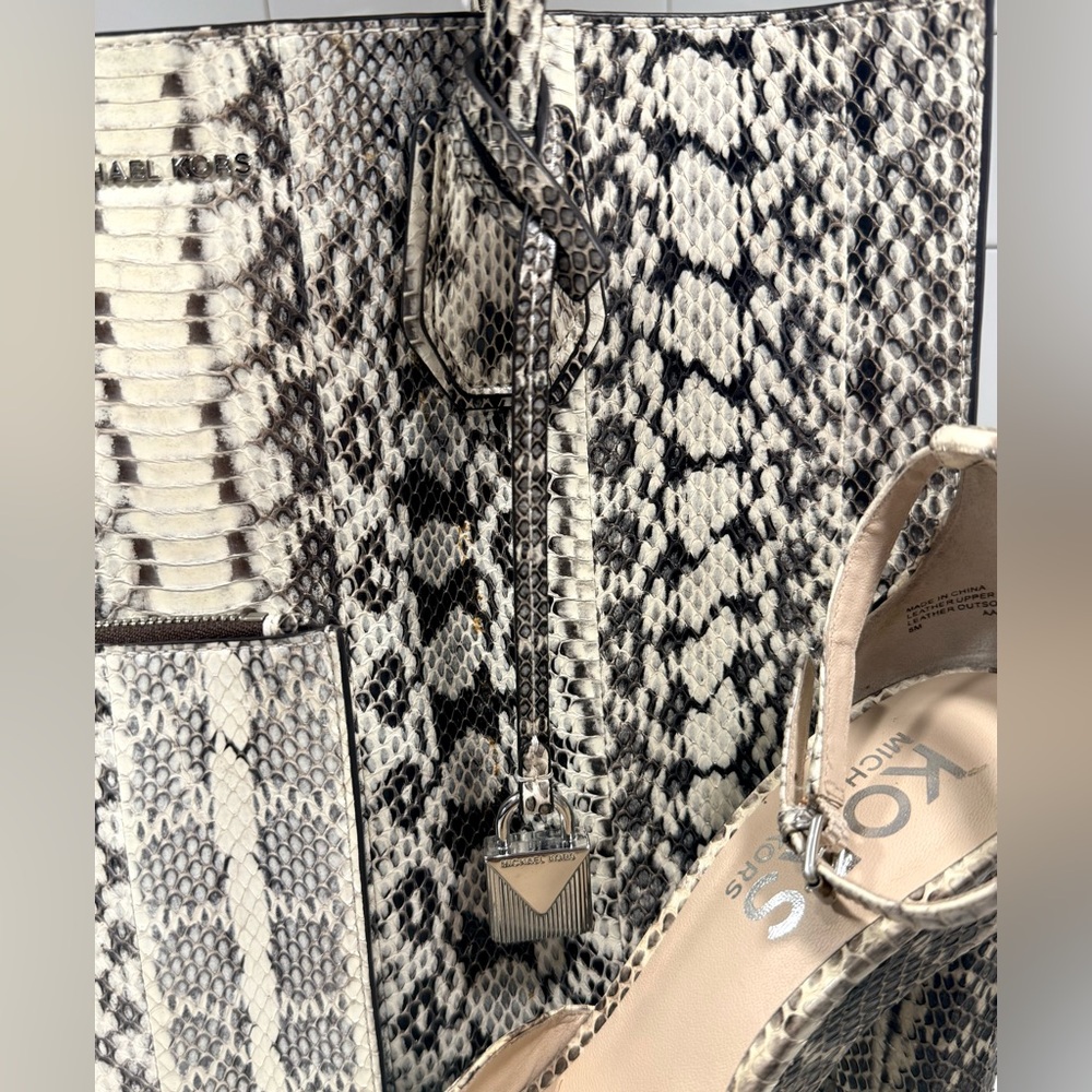 Michael Kors Genuine Snake Skin Matching Set - image 2